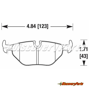 Carbotech CT396 Brake Pads - BMW Rear
